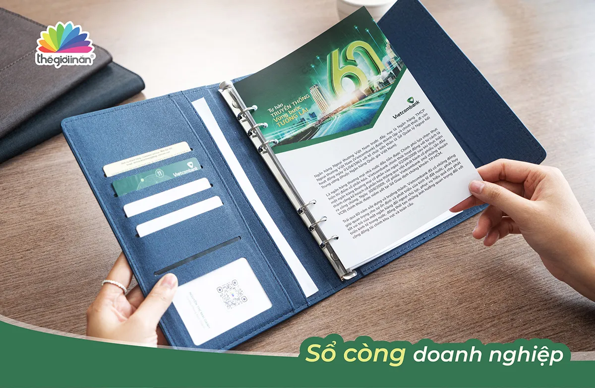 Sổ còng doanh nghiệp cực hot - Lựa chọn quà tặng hoàn hảo cho doanh nghiệp